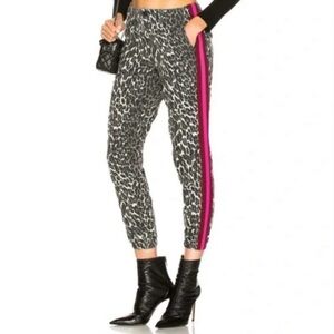 Mother Leopard Mid Rise Pants